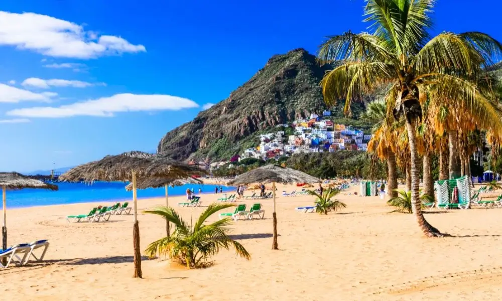 Golden Beautiful Beach Las Teresitas