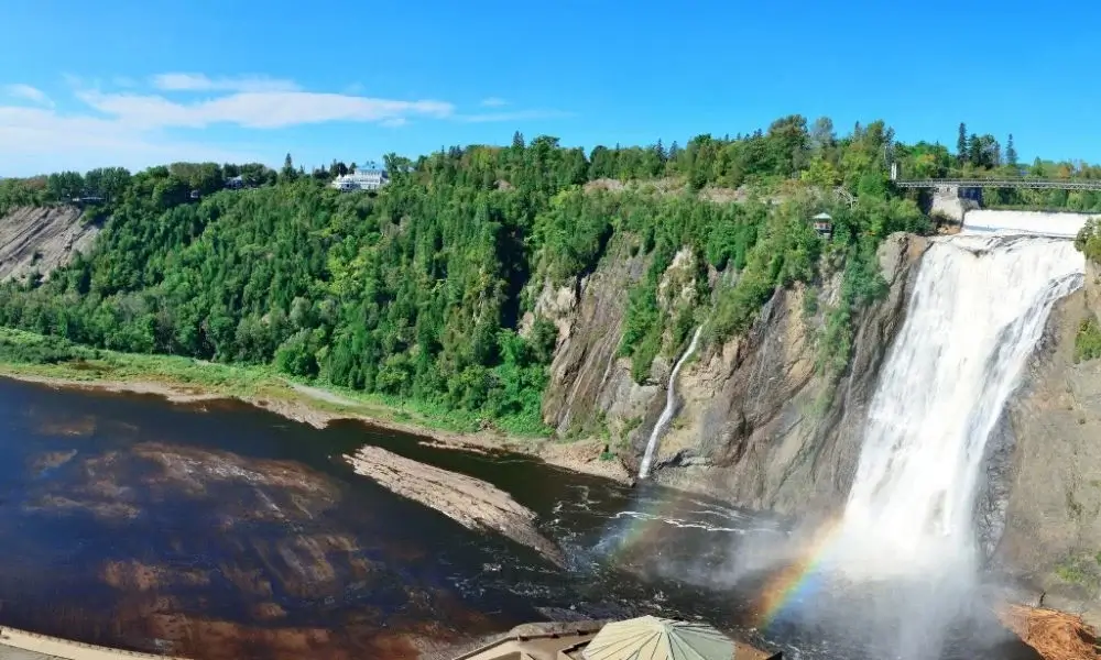 Montmorency Falls in Quebec