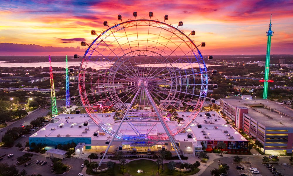 Sunset at The Wheel at ICON Park